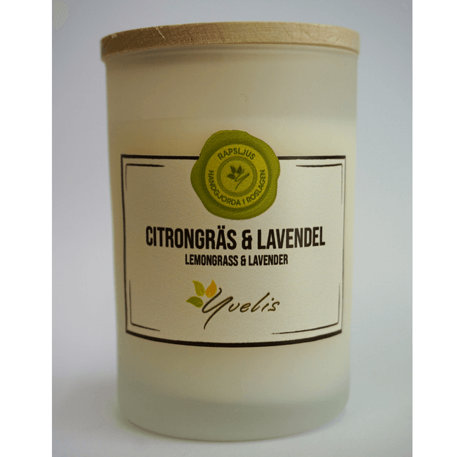 Hovedbilde Duftlys Citrongräs & lavendel